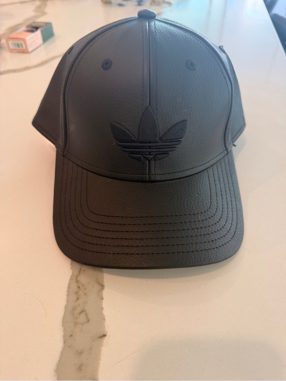 Adidas originals SnapBack cap faux leather